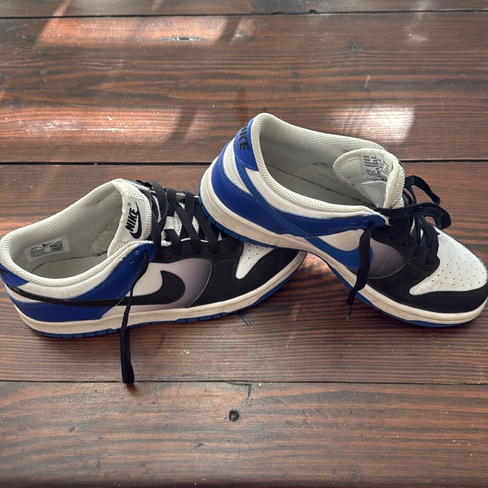 Nike Dunks - blue, black and white
